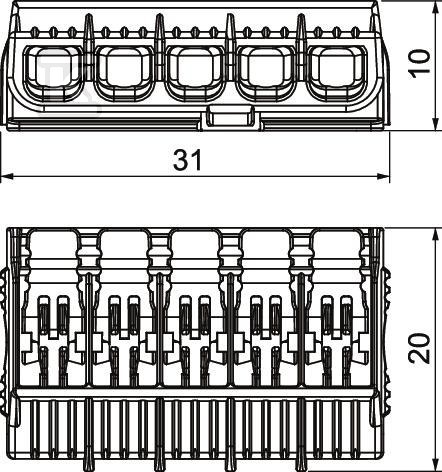 Installation connector. Universal - 2054425